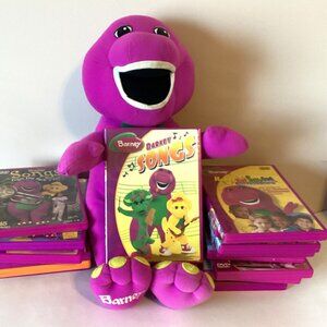 16 Barney & Friends Sing Along DVD's + Soft Toy Kids Educational Learning Toys